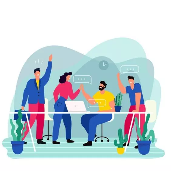 Dedicated team supporting project goals